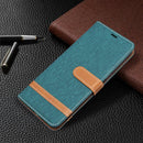 For Nokia G20 / G10 Color Matching Denim Texture Horizontal Flip Leather Case with Holder & Card Slots & Wallet & Lanyard(Green)