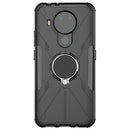 For Nokia 3.4 / 5.4 Machine Armor Bear Shockproof PC + TPU Protective Case with Ring Holder(Black)