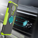 For Nokia 3.4 / 5.4 Machine Armor Bear Shockproof PC + TPU Protective Case with Ring Holder(Purple)