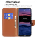 For Nokia G20 / G10 Litchi Texture Pure Color Horizontal Flip Leather Case with Holder & Card Slots & Wallet & Lanyard(Brown)