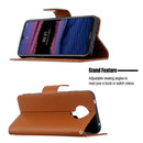 For Nokia G20 / G10 Litchi Texture Pure Color Horizontal Flip Leather Case with Holder & Card Slots & Wallet & Lanyard(Brown)