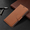 For Nokia G20 / G10 Litchi Texture Pure Color Horizontal Flip Leather Case with Holder & Card Slots & Wallet & Lanyard(Brown)