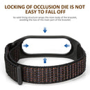 For Xiaomi Mi Band 6 Nylon Weave Watch Bands(Bright Orange)
