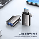 JOYROOM S-H151 2A USB-C / Type-C Male to USB Female OTG Adapter(Black)