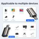 JOYROOM S-H151 2A USB-C / Type-C Male to USB Female OTG Adapter(Black)