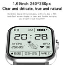 GT20 1.69 inch TFT Screen IP67 Waterproof Smart Watch, Support Music Control / Bluetooth Call / Heart Rate Monitoring / Blood Pressure Monitoring, Style:Silicone Strap(Pink)