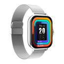 GT20 1.69 inch TFT Screen IP67 Waterproof Smart Watch, Support Music Control / Bluetooth Call / Heart Rate Monitoring / Blood Pressure Monitoring, Style:Steel Strap(Silver)