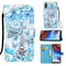 For Motorola Moto E7 Power Colored Drawing Pattern Plain Weave Horizontal Flip Leather Case with Holder & Card Slot & Wallet & Lanyard(Tower Butterfly)
