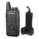 1 Pair RETEVIS RT22S US Frequency 22CHS FRS License-free Two Way Radio Handheld Walkie Talkie, US Plug(Black)