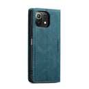 For Xiaomi Mi 11 Lite CaseMe 013 Multifunctional Horizontal Flip Leather Case, with Card Slot & Holder & Wallet(Blue)