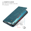 For Xiaomi Mi 11 Lite CaseMe 013 Multifunctional Horizontal Flip Leather Case, with Card Slot & Holder & Wallet(Blue)