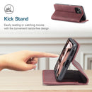 For Xiaomi Mi 11 Lite CaseMe 013 Multifunctional Horizontal Flip Leather Case, with Card Slot & Holder & Wallet(Wine Red)