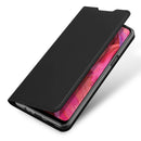 For OPPO OPPO A54 5G / A74 5G DUX DUCIS Skin Pro Series Horizontal Flip PU + TPU Leather Case with Holder & Card Slots(Black)