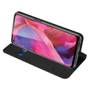For OPPO OPPO A54 5G / A74 5G DUX DUCIS Skin Pro Series Horizontal Flip PU + TPU Leather Case with Holder & Card Slots(Black)