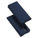 For OPPO OPPO A54 5G / A74 5G DUX DUCIS Skin Pro Series Horizontal Flip PU + TPU Leather Case with Holder & Card Slots(Blue)