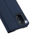 For OPPO OPPO A54 5G / A74 5G DUX DUCIS Skin Pro Series Horizontal Flip PU + TPU Leather Case with Holder & Card Slots(Blue)