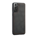 For Samsung Galaxy S21 FE CaseMe 018 Detachable Multi-functional Horizontal Flip Leather Case, with Card Slot & Holder & Zipper Wallet & Photo Frame(Black)