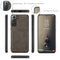 For Samsung Galaxy S21 FE CaseMe 018 Detachable Multi-functional Horizontal Flip Leather Case, with Card Slot & Holder & Zipper Wallet & Photo Frame(Brown)
