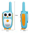 1 Pair RETEVIS RT30 0.5W US Frequency 467.5625MHz 1CH Owl Shape Children Handheld Walkie Talkie(Sky Blue)