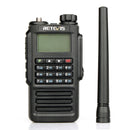 RETEVIS RT87 136-174MHz + 400-480MHz 128CHS Waterproof Dual Band DTMF Two Way Radio Handheld Walkie Talkie, EU Plug