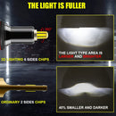 V8 9012 2 PCS DC10-32V / 30W / 6000K / 3800LM IP65 Waterproof Car LED Headlight