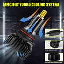 V8 9012 2 PCS DC10-32V / 30W / 6000K / 3800LM IP65 Waterproof Car LED Headlight
