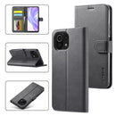 For Xiaomi Mi 11 Lite LC.IMEEKE Calf Texture Horizontal Flip Leather Case, with Holder & Card Slots & Wallet(Black)