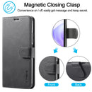 For Xiaomi Mi 11 Lite LC.IMEEKE Calf Texture Horizontal Flip Leather Case, with Holder & Card Slots & Wallet(Black)
