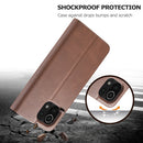 For Xiaomi Mi 11 Lite LC.IMEEKE Calf Texture Horizontal Flip Leather Case, with Holder & Card Slots & Wallet(Coffee)