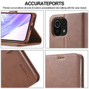 For Xiaomi Mi 11 Lite LC.IMEEKE Calf Texture Horizontal Flip Leather Case, with Holder & Card Slots & Wallet(Coffee)