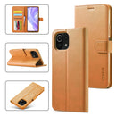For Xiaomi Mi 11 Lite LC.IMEEKE Calf Texture Horizontal Flip Leather Case, with Holder & Card Slots & Wallet(Brown)