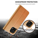 For Xiaomi Mi 11 Lite LC.IMEEKE Calf Texture Horizontal Flip Leather Case, with Holder & Card Slots & Wallet(Brown)
