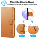 For Xiaomi Mi 11 Lite LC.IMEEKE Calf Texture Horizontal Flip Leather Case, with Holder & Card Slots & Wallet(Brown)