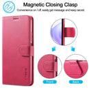 For Xiaomi Mi 11 Lite LC.IMEEKE Calf Texture Horizontal Flip Leather Case, with Holder & Card Slots & Wallet(Red)