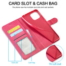 For Xiaomi Mi 11 Lite LC.IMEEKE Calf Texture Horizontal Flip Leather Case, with Holder & Card Slots & Wallet(Red)