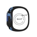For Garmin Vivofit JR3 No Buckle Silicone Printing Watch Band, Size:S(Starry Sky)