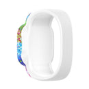 For Garmin Vivofit JR3 No Buckle Silicone Printing Watch Band, Size:L(Painted)