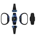 For Garmin Vivofit JR3 No Buckle Silicone Printing Watch Band, Size:L(Painted)