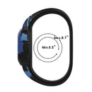 For Garmin Vivofit JR3 No Buckle Silicone Printing Watch Band, Size:L(Painted)