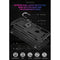For Motorola Moto E7 Power (2021) Shockproof TPU + PC Protective Case with 360 Degree Rotating Holder(Black)