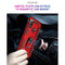 For Motorola Moto E7 Power (2021) Shockproof TPU + PC Protective Case with 360 Degree Rotating Holder(Red)