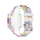 For Garmin Vivofit JR3 Silicone Printing Watch Band(Facial Makeup)