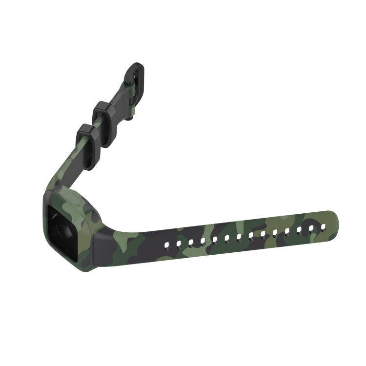 For Garmin Vivofit JR3 Silicone Printing Watch Band(Camouflage Green)