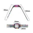 For Garmin Vivofit JR3 Silicone Printing Watch Band(Camouflage Green)