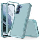 For Samsung Galaxy S21 FE TPU + PC Shockproof Protective Case(Grey Green)