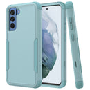 For Samsung Galaxy S21 FE TPU + PC Shockproof Protective Case(Grey Green)