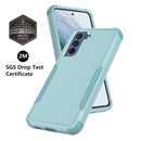 For Samsung Galaxy S21 FE TPU + PC Shockproof Protective Case(Grey Green)