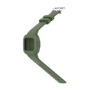 For Garmin Vivofit JR3 Silicone Pure Color Watch Band(Dark Green)