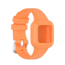 For Garmin Vivofit JR3 Silicone Pure Color Watch Band(Orange)