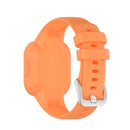 For Garmin Vivofit JR3 Silicone Pure Color Watch Band(Orange)